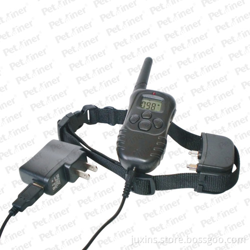 100LV Rechargeable Waterproof Shock Vibrate Remote Training Collar Dog Training